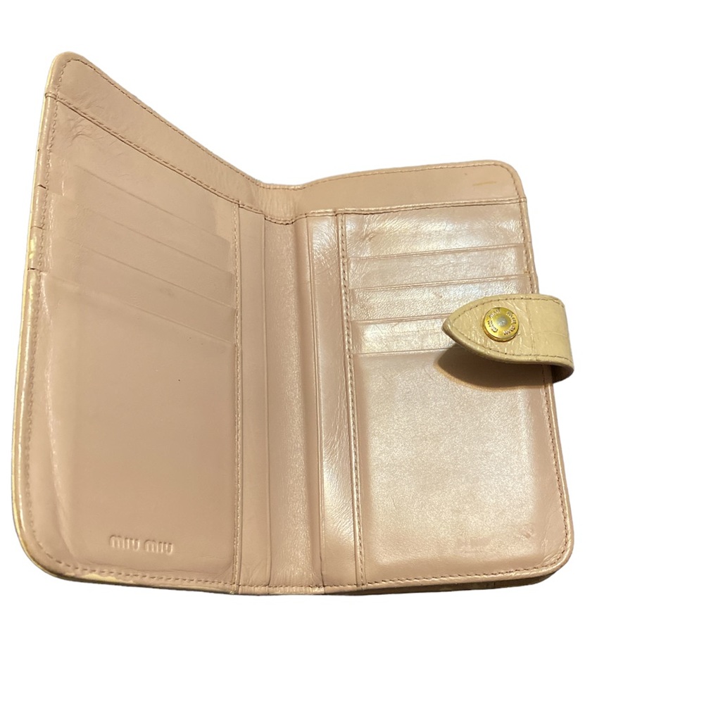 Authentic Miu Miu Crocodile Clasp Wallet. - image 3